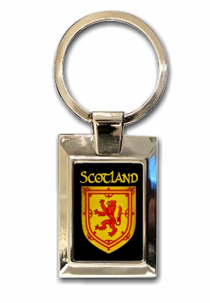 royal banner of scotland metal keyring